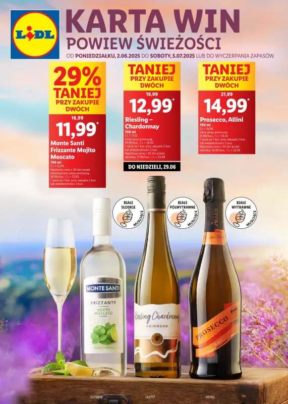 Lidl - gazetka promocyjna Karta Win Powiew 艢wie偶o艣ci od wtorku 03.06 do soboty 05.07 Lidl - gazetka promocyjna Karta Win Powiew 艢wie偶o艣ci od wtorku 03.06 do soboty 05.07
