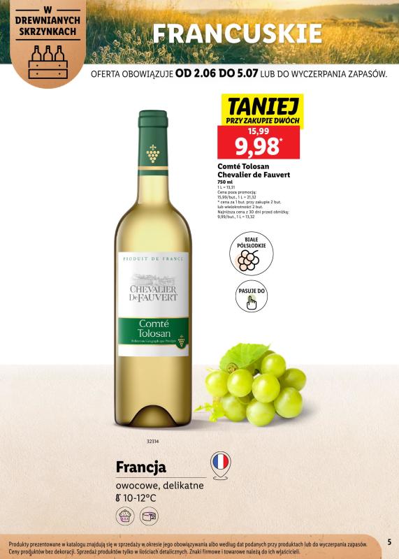 Lidl - gazetka promocyjna Karta Win Powiew Świeżości od wtorku 03.06 do soboty 05.07 - strona 5