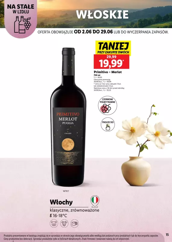 Lidl - gazetka promocyjna Karta Win Powiew Świeżości od wtorku 03.06 do soboty 05.07 - strona 15