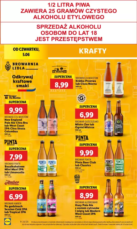 Lidl - gazetka promocyjna Oferta od czwartku od czwartku 05.06 do soboty 07.06 - strona 40