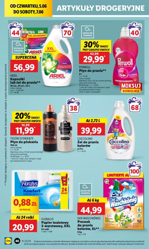 Lidl - gazetka promocyjna Oferta od czwartku od czwartku 05.06 do soboty 07.06 - strona 56