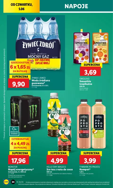 Lidl - gazetka promocyjna Oferta od czwartku od czwartku 05.06 do soboty 07.06 - strona 44