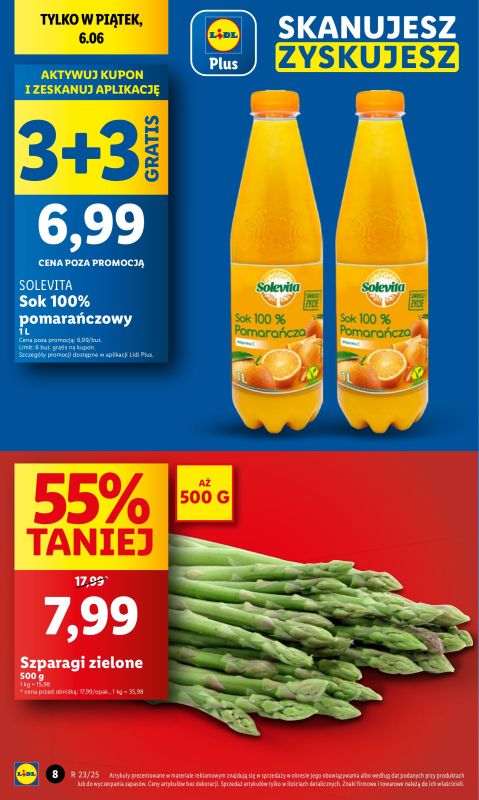 Lidl - gazetka promocyjna Oferta od czwartku od czwartku 05.06 do soboty 07.06 - strona 8