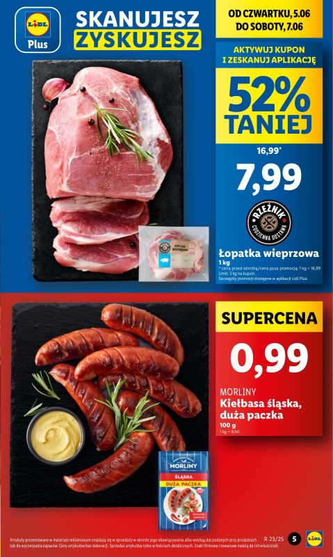 Lidl - gazetka promocyjna Oferta od czwartku od czwartku 05.06 do soboty 07.06 - strona 5