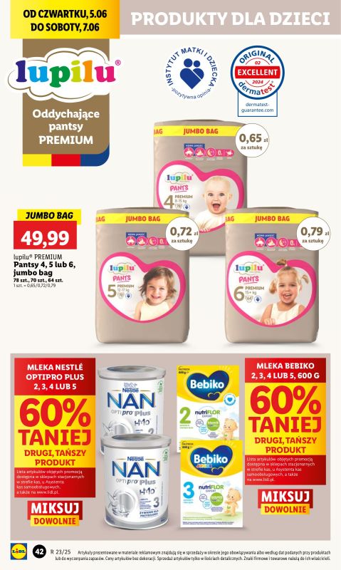 Lidl - gazetka promocyjna Oferta od czwartku od czwartku 05.06 do soboty 07.06 - strona 52