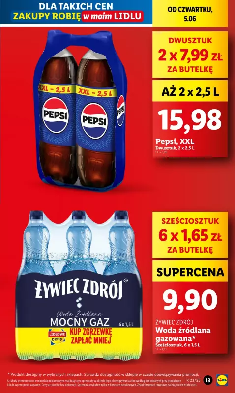 Lidl - gazetka promocyjna Oferta od czwartku od czwartku 05.06 do soboty 07.06 - strona 13