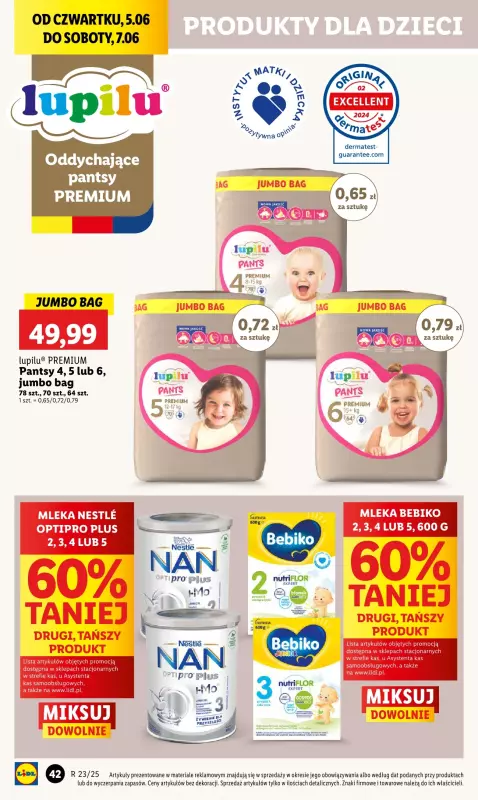 Lidl - gazetka promocyjna Oferta od czwartku od czwartku 05.06 do soboty 07.06 - strona 58