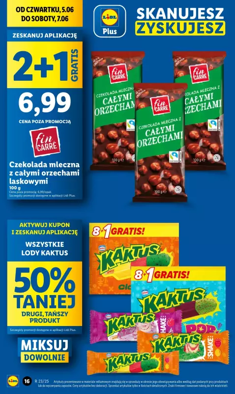 Lidl - gazetka promocyjna Oferta od czwartku od czwartku 05.06 do soboty 07.06 - strona 16