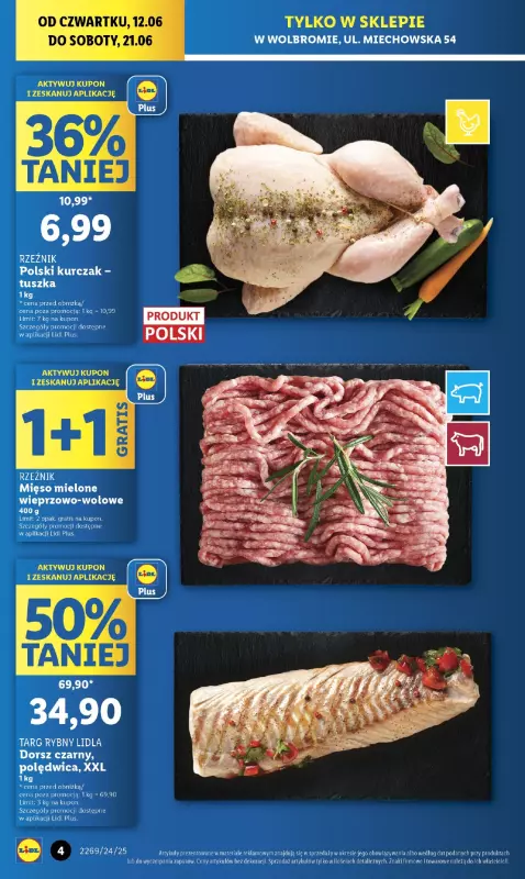 Lidl - gazetka promocyjna Wielkie Otwarcie! WOLBROM od czwartku 12.06 do soboty 21.06 - strona 4
