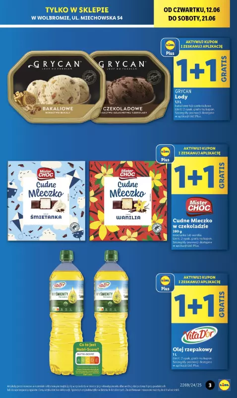 Lidl - gazetka promocyjna Wielkie Otwarcie! WOLBROM od czwartku 12.06 do soboty 21.06 - strona 3