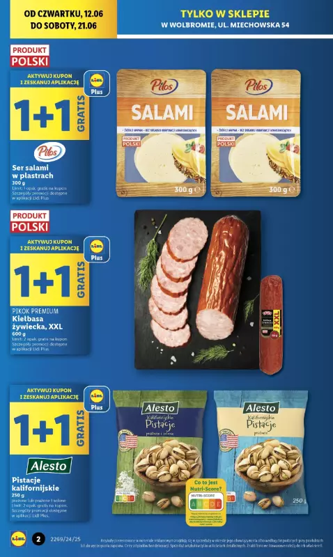 Lidl - gazetka promocyjna Wielkie Otwarcie! WOLBROM od czwartku 12.06 do soboty 21.06 - strona 2