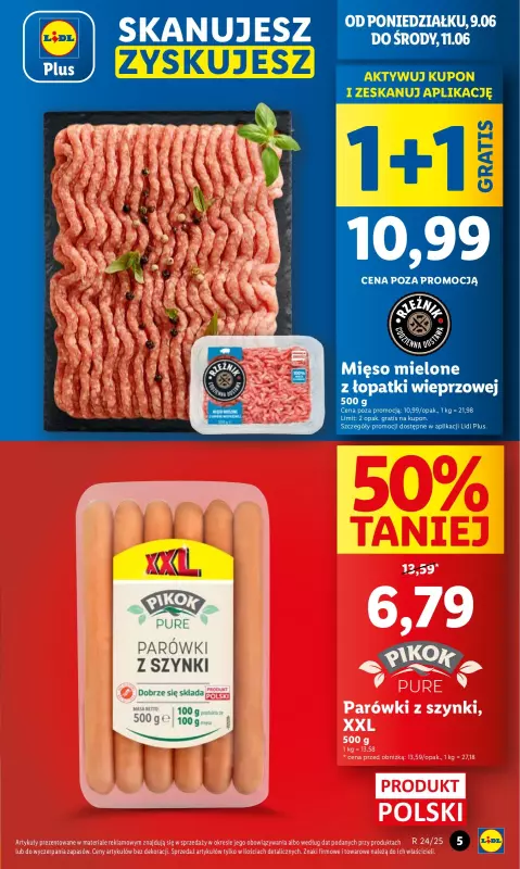 Lidl - gazetka promocyjna Oferta od poniedziałku od poniedziałku 09.06 do środy 11.06 - strona 5