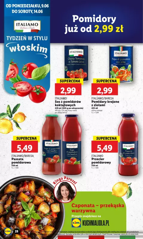 Lidl - gazetka promocyjna Oferta od poniedziałku od poniedziałku 09.06 do środy 11.06 - strona 30