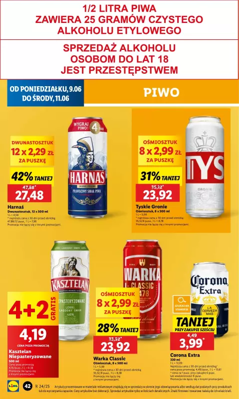 Lidl - gazetka promocyjna Oferta od poniedziałku od poniedziałku 09.06 do środy 11.06 - strona 48