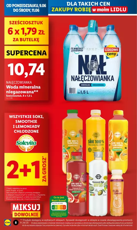 Lidl - gazetka promocyjna Oferta od poniedziałku od poniedziałku 09.06 do środy 11.06 - strona 8