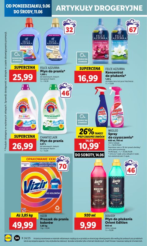 Lidl - gazetka promocyjna Oferta od poniedziałku od poniedziałku 09.06 do środy 11.06 - strona 62