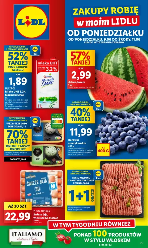 Lidl - gazetka promocyjna Oferta od poniedziałku  