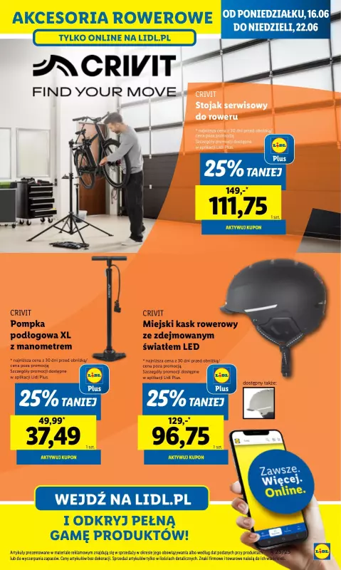Lidl - gazetka promocyjna Katalog od poniedziałku 16.06 do soboty 21.06 - strona 15