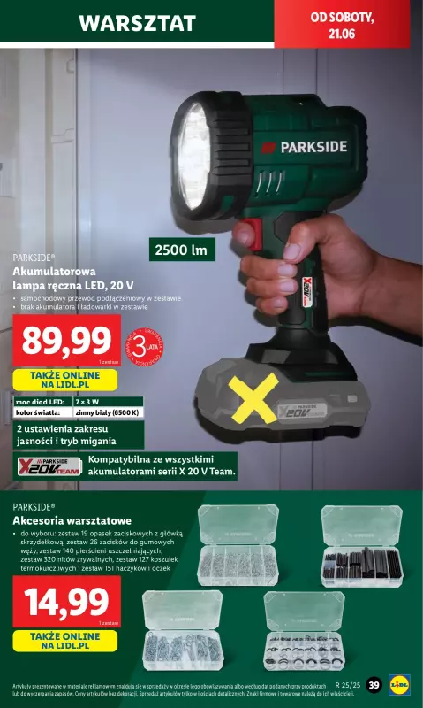 Lidl - gazetka promocyjna Katalog od poniedziałku 16.06 do soboty 21.06 - strona 47