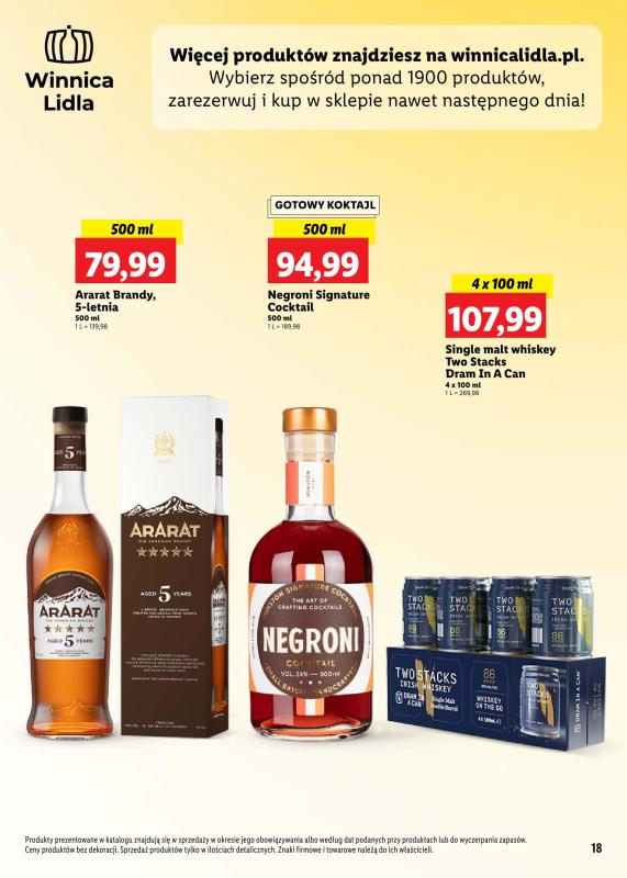 Lidl - gazetka promocyjna Katalog alkoholi mocnych od poniedziałku 09.06 do soboty 12.07 - strona 18