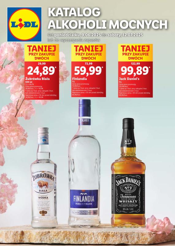 Lidl - gazetka promocyjna Katalog alkoholi mocnych od poniedziałku 09.06 do soboty 12.07