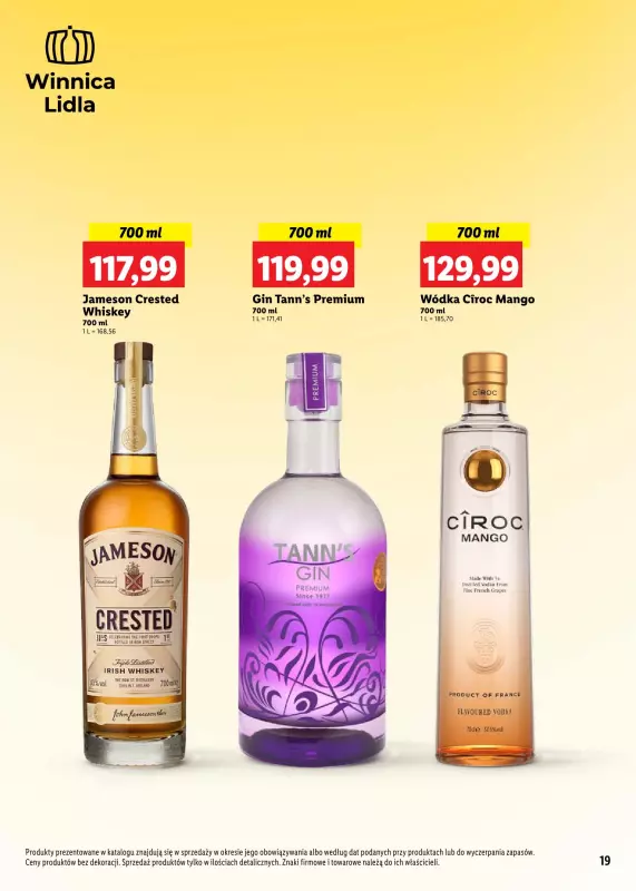 Lidl - gazetka promocyjna Katalog alkoholi mocnych od poniedziałku 09.06 do soboty 12.07 - strona 19