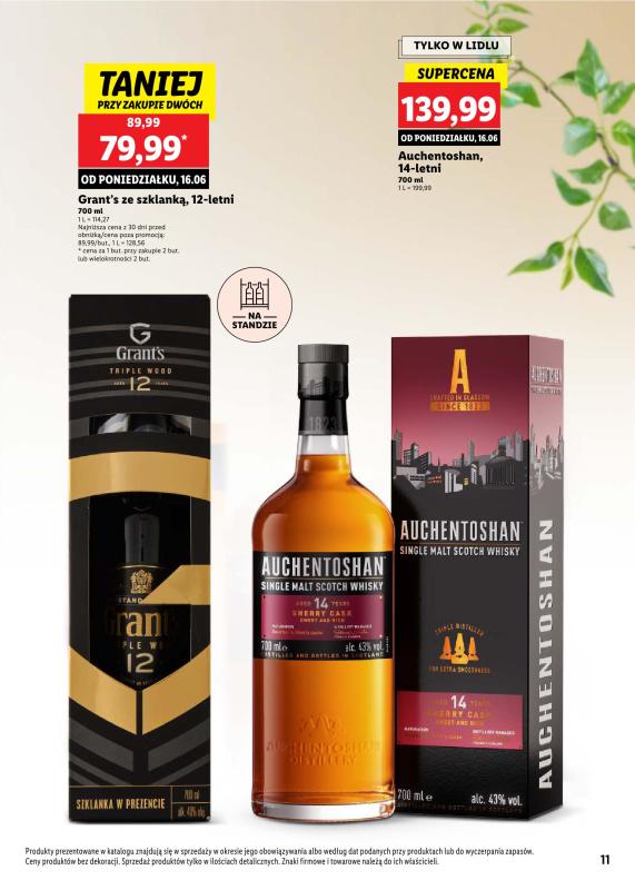 Lidl - gazetka promocyjna Katalog alkoholi mocnych od poniedziałku 09.06 do soboty 12.07 - strona 11