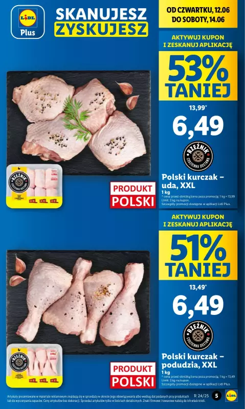 Lidl - gazetka promocyjna Oferta od czwartku od czwartku 12.06 do soboty 14.06 - strona 5