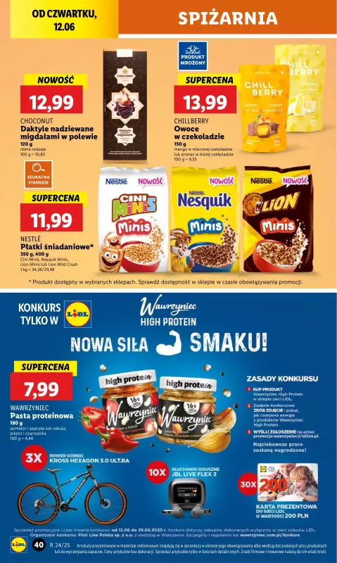 Lidl - gazetka promocyjna Oferta od czwartku od czwartku 12.06 do soboty 14.06 - strona 48
