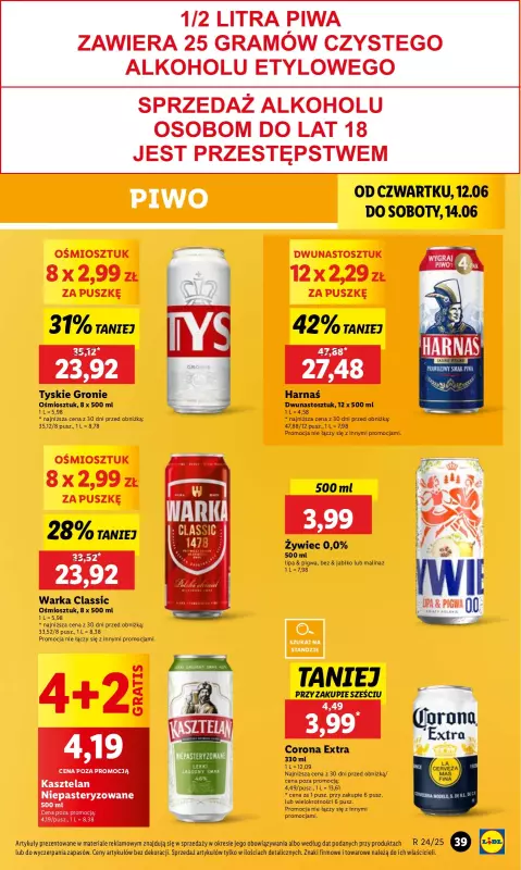 Lidl - gazetka promocyjna Oferta od czwartku od czwartku 12.06 do soboty 14.06 - strona 41