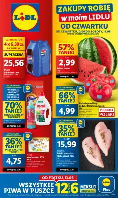 Lidl - gazetka promocyjna Oferta od czwartku od czwartku 12.06 do soboty 14.06