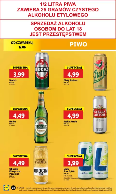 Lidl - gazetka promocyjna Oferta od czwartku od czwartku 12.06 do soboty 14.06 - strona 40