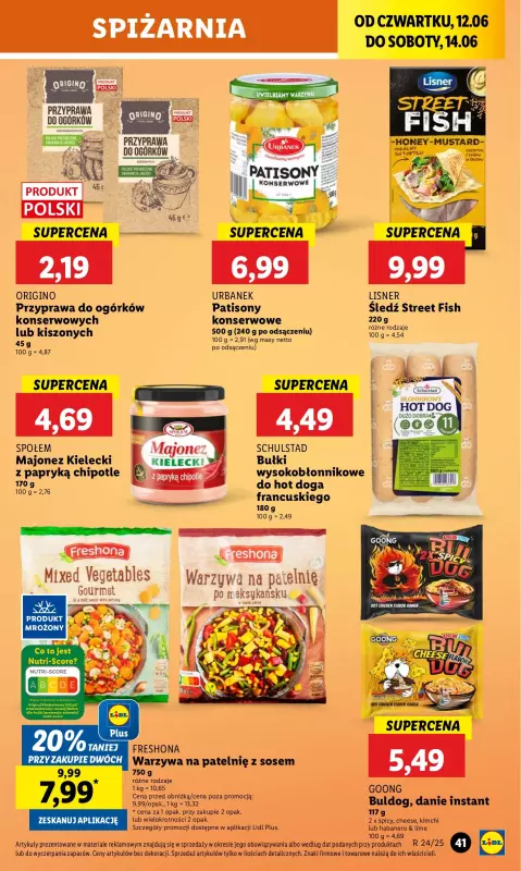 Lidl - gazetka promocyjna Oferta od czwartku od czwartku 12.06 do soboty 14.06 - strona 49