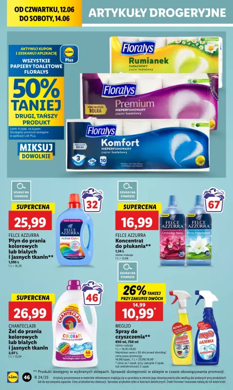 Lidl - gazetka promocyjna Oferta od czwartku od czwartku 12.06 do soboty 14.06 - strona 58