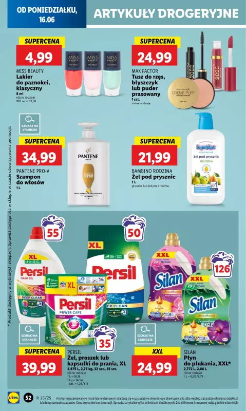 Lidl - gazetka promocyjna Oferta od poniedziałku od poniedziałku 16.06 do środy 18.06 - strona 62