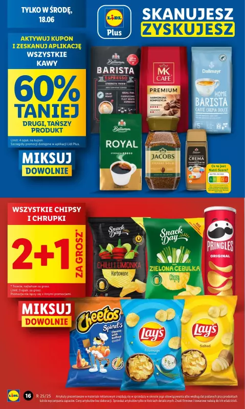 Lidl - gazetka promocyjna Oferta od poniedziałku od poniedziałku 16.06 do środy 18.06 - strona 16