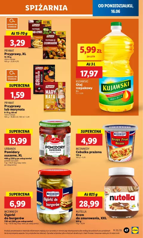 Lidl - gazetka promocyjna Oferta od poniedziałku od poniedziałku 16.06 do środy 18.06 - strona 57