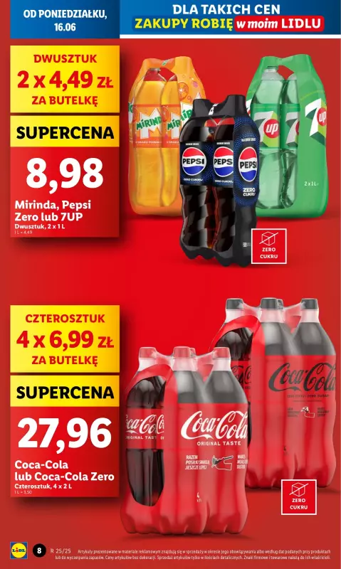 Lidl - gazetka promocyjna Oferta od poniedziałku od poniedziałku 16.06 do środy 18.06 - strona 8
