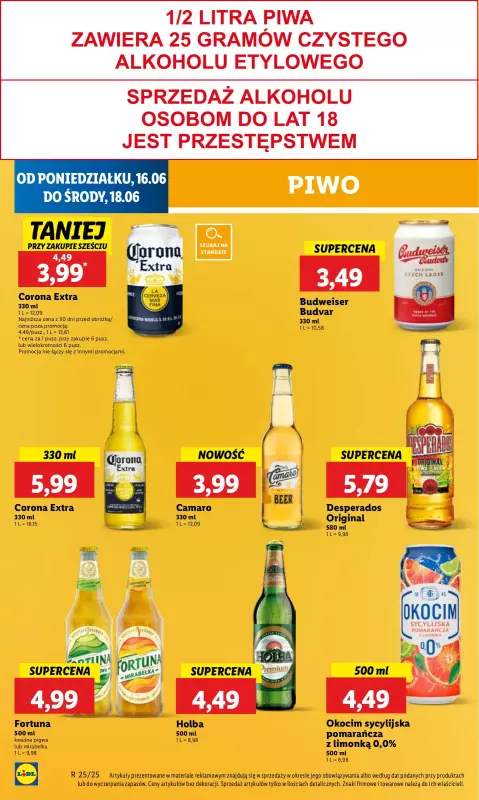 Lidl - gazetka promocyjna Oferta od poniedziałku od poniedziałku 16.06 do środy 18.06 - strona 50