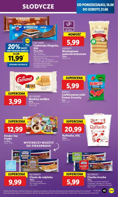 Lidl - gazetka promocyjna Oferta od poniedziałku od poniedziałku 16.06 do środy 18.06 - strona 55