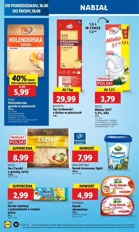 Lidl - gazetka promocyjna Oferta od poniedziałku od poniedziałku 16.06 do środy 18.06 - strona 36