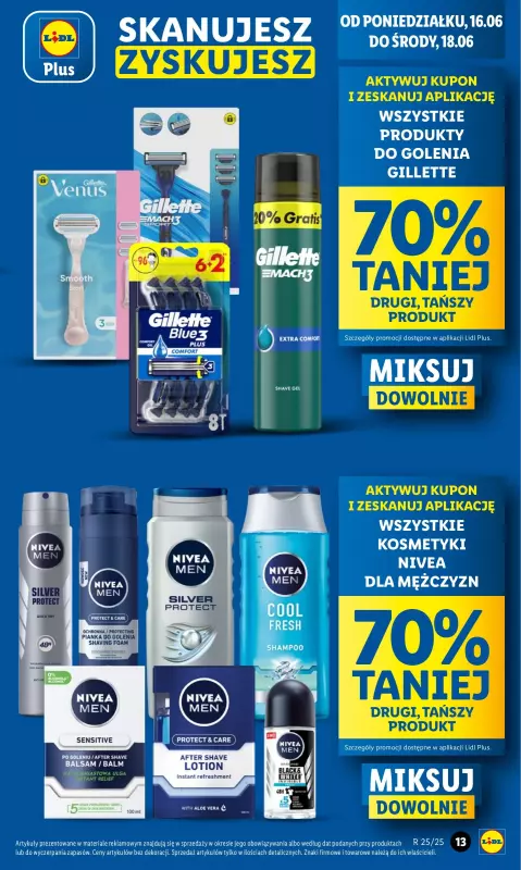 Lidl - gazetka promocyjna Oferta od poniedziałku od poniedziałku 16.06 do środy 18.06 - strona 13