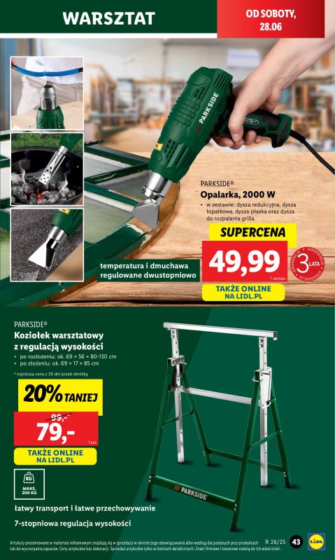 Lidl - gazetka promocyjna Katalog od poniedziałku 23.06 do niedzieli 29.06 - strona 45