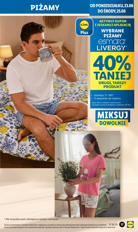 Lidl - gazetka promocyjna Katalog od poniedziałku 23.06 do niedzieli 29.06 - strona 17