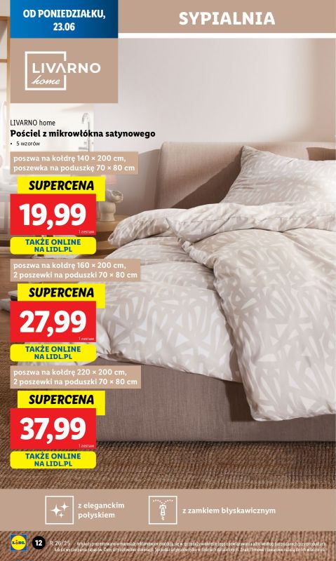 Lidl - gazetka promocyjna Katalog od poniedziałku 23.06 do niedzieli 29.06 - strona 12