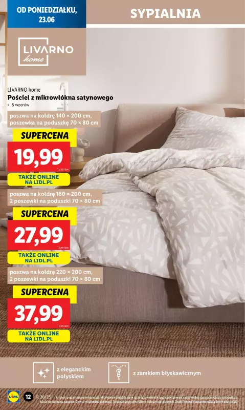 Lidl - gazetka promocyjna Katalog od poniedziałku 23.06 do niedzieli 29.06 - strona 12
