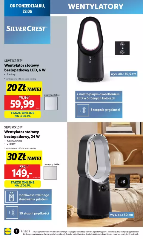 Lidl - gazetka promocyjna Katalog od poniedziałku 23.06 do niedzieli 29.06 - strona 8