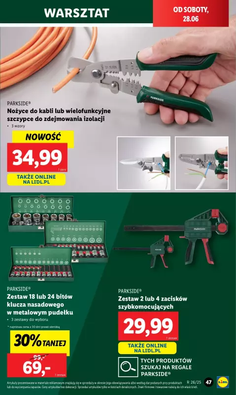 Lidl - gazetka promocyjna Katalog od poniedziałku 23.06 do niedzieli 29.06 - strona 49