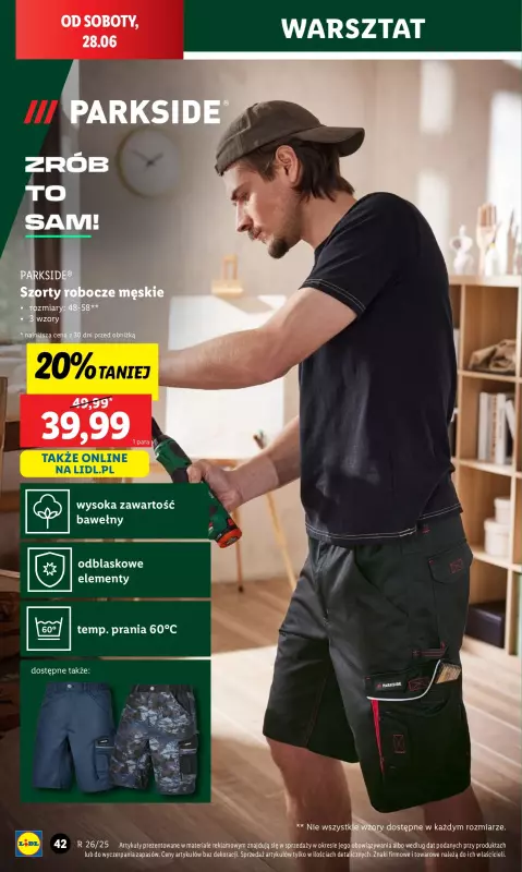 Lidl - gazetka promocyjna Katalog od poniedziałku 23.06 do niedzieli 29.06 - strona 44