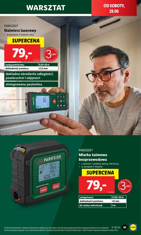 Lidl - gazetka promocyjna Katalog od poniedziałku 23.06 do niedzieli 29.06 - strona 43